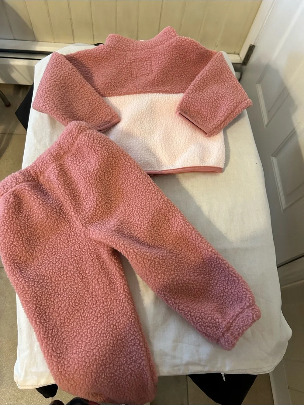 NWT OshKosh B’gosh Toddler Pink Micro-fleece Jacket & Joggers Set/Size 18 Months